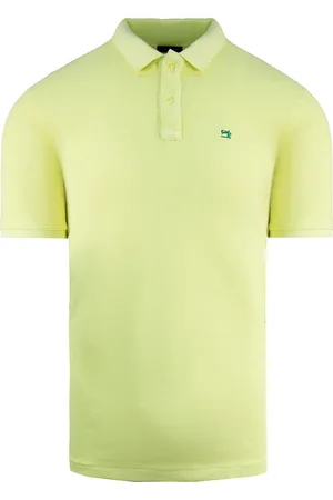Scotch&Soda Kurzarm Baumwoll Herren Gelbes Poloshirt 142734 0244