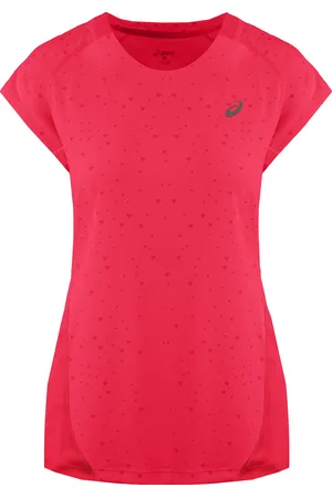 Asics Logo Womens Pink T-Shirt