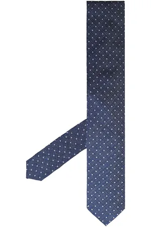 Hackett Gedruckt Mini Pindot Herren Blue Krawatten