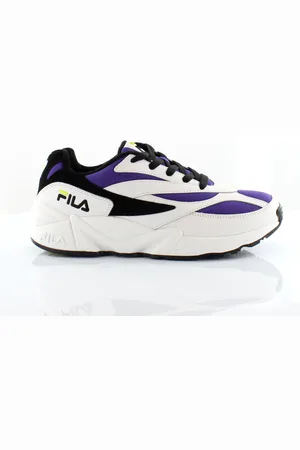 Fila V94m Low Mens White/Purple Trainer