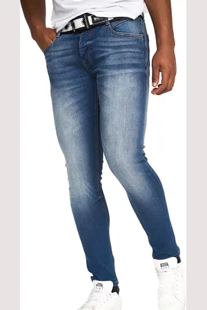 Crosshatch "Barbeck" Jeans für Herren (Blau getönt)