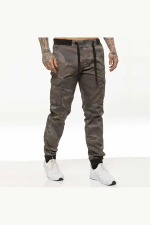 Enzo Militärische Kampf-Jogger-Hose für Herren - Designer Menswear