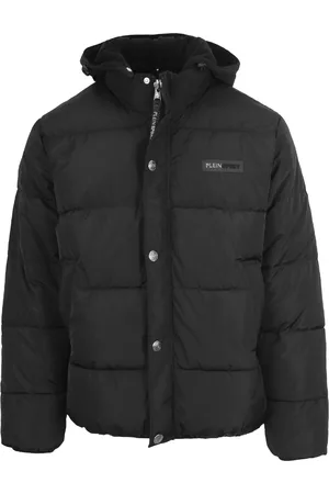 Philipp Plein Bold Logo Gepolsterte Jacke
