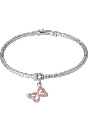 ORPHELIA Damen-Armband aus 925er Sterlingsilber – Silber/Rosé ZA-7397