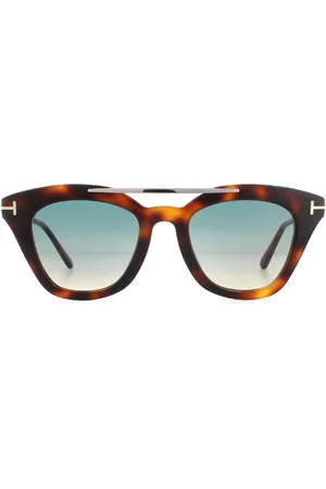 Tom Ford Sonnenbrille FT0575 53P Blonde Havanna Blau Gradient