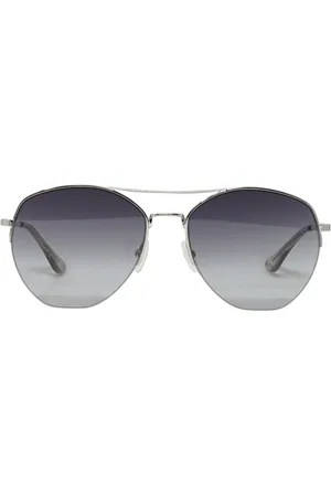 Calvin Klein CK20121S 045 Silberne Sonnenbrille