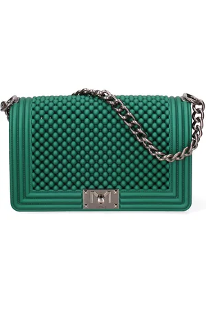 MARC ELLIS Handtasche Frauen GREEN AND SILVER