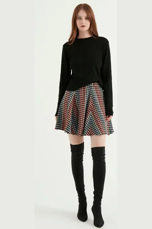 HERITA Gemusterter Minirock