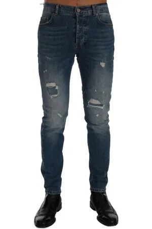 FRANKIE MORELLO Dunfermile Slim Fit Jeans mit Logo-Details