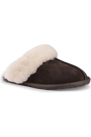 Aus Wooli Australia Unisex Schafsfell Wolle Shelley Hausschuhe