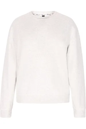 Dreimaster Sweatshirt Herren Wollweiß-Melange