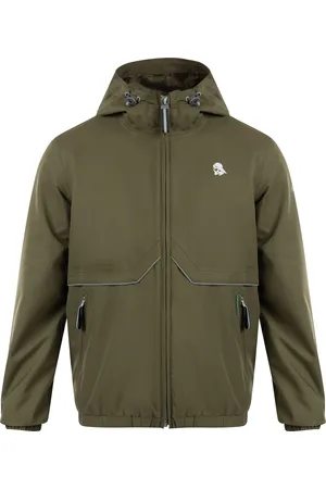 Schmuddelwedda Regenjacke - recyceltes Material Herren Militäroliv