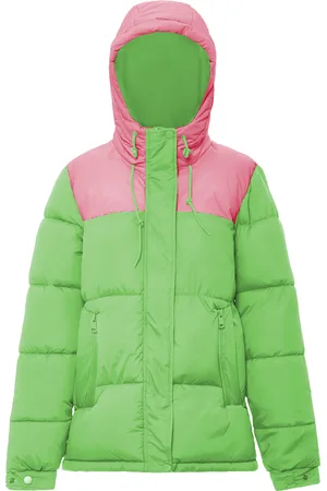 MO Wattierte Steppjacke Damen Saftiges Rosa