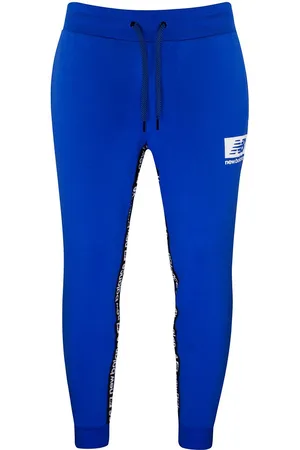 New Balance Neue Balance Stretch Taille Blue Essential ID Herren Fleece Track Hosen MP13508 LSB