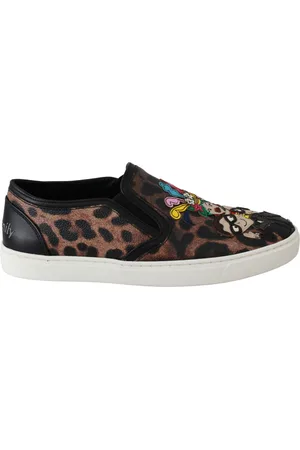 Dolce & Gabbana Slipper mit Leopardenmuster