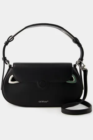 OFF-WHITE Clam Hobo Bag - Off White - Leder