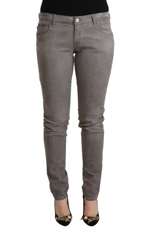 ACHT Skinny-Jeans aus Baumwoll-Denim mit niedriger Taille
