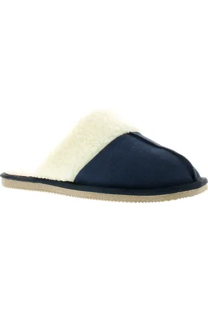 Hush Puppies Arianna Leder Damen Damen Pantoffel Hausschuhe navy