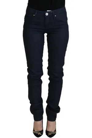 ACHT Slim Fit Casual Denim Jeans mit niedriger Taille