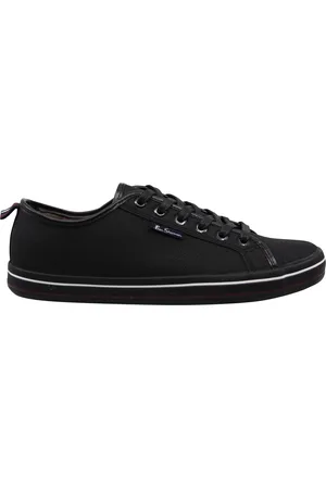 Ben Sherman Lowell Mens Black Plimsolls