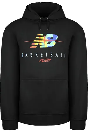 New Balance Neuer Balance Basketball Schwarzer Pullover Langschläfe Herren Seismic Hoodie MT03617 Bk