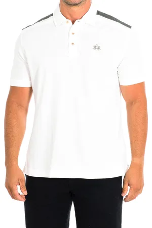 La Martina Kurzärmeliges Polo RMP612-PK097 Mann