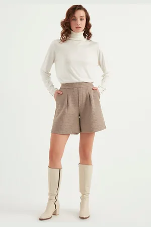 HERITA Plissierte Shorts