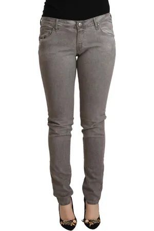 ACHT Skinny Push Up Denim Jeans mit niedriger Taille