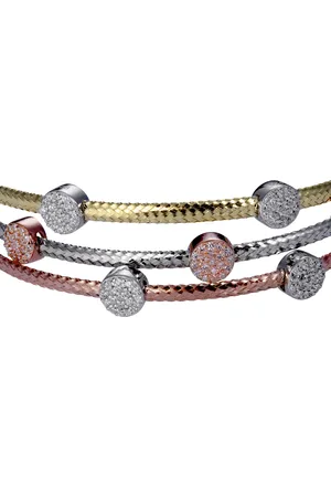 ORPHELIA Damen-Armband aus 925er Sterlingsilber – Gold/Silber/Rosé ZA-7413