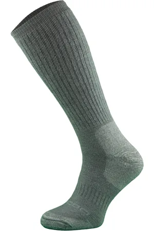 COMODO 1 Paire Chaussettes Hautes Trekking Homme et Femme - Gris