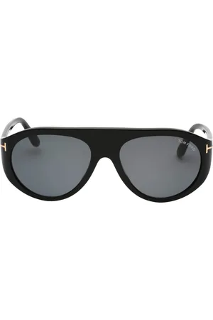 Tom Ford Smoke Lensed Shiny Black Sonnenbrille
