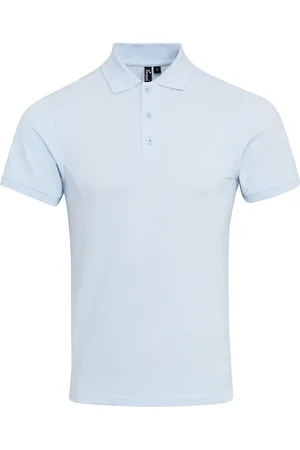 Premier Mens Coolchecker Plus Pique Polo mit CoolPlus (Hellblau)