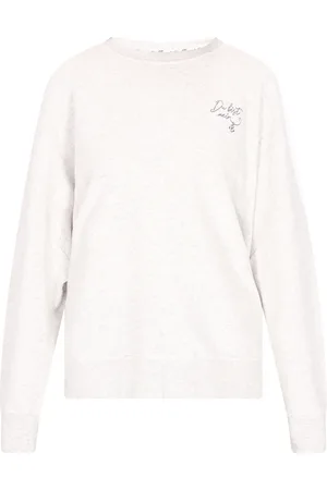 Dreimaster Sweatshirt Damen Wollweiß-Melange