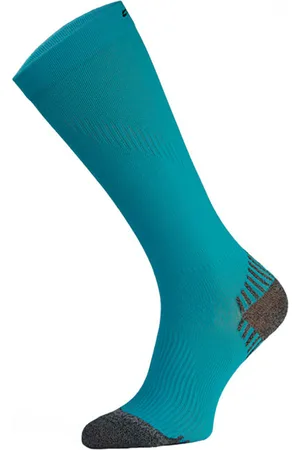 COMODO 1 Paire Chaussettes Genou Sport Running Contention Homme Femme - Turquoise