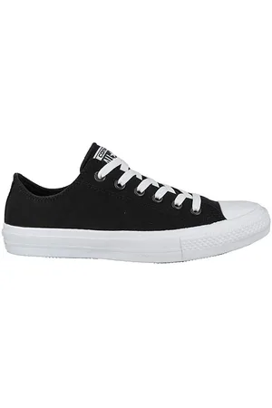 Converse Chuck Taylor II. Damen schwarze Plimsolls