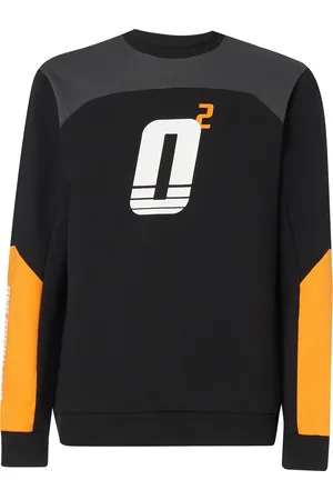 Oakley Long Sleeve Crew Neck Herren Black Racing Team Top 472544 02e