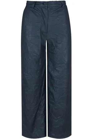 Conquista Blaue Culottes aus Kunstleder von Fashion