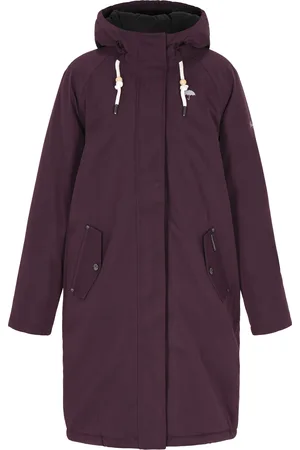 Schmuddelwedda Winterparka Damen dunkelviolett
