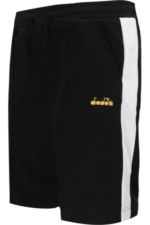 Diadora Bermuda 80er Männer schwarze Shorts