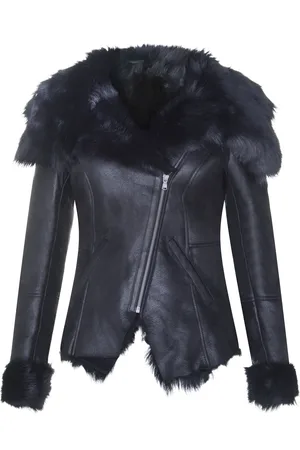 Infinity Damen Toscana Schaffell-Bikerjacke-Apopa