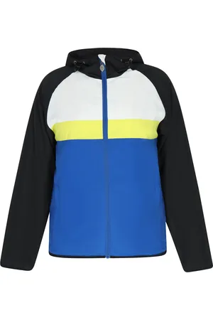 myMo Anorak Damen Königsblau Colorblock