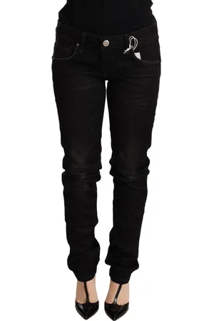 ACHT Skinny Denim-Hose mit niedriger Taille
