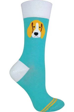 Sock Snob 1 Paar Unisex Neuheit Katze Hund Socken mit Beagle / Mops / Scotty Hund