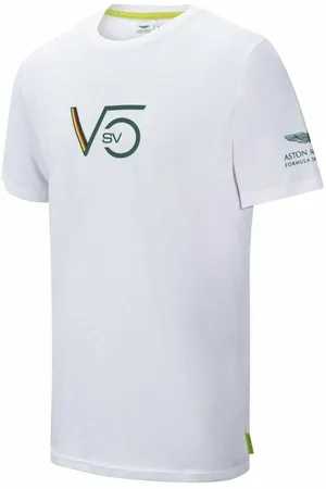 ASTON MARTIN F1 Sebastian Vettel Fahrer Herren White T-Shirt