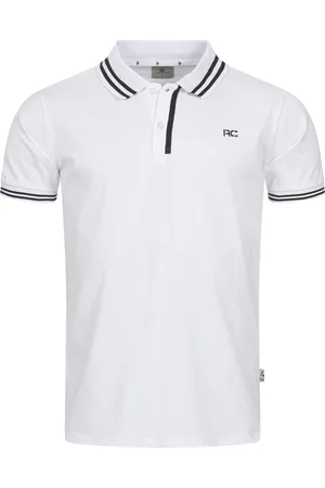 rock creek Poloshirt Weiß-Schwarz