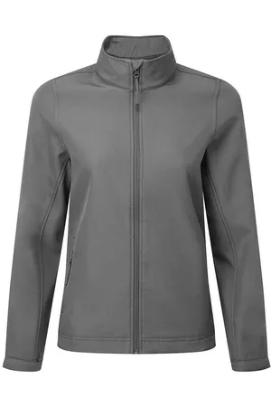Premier Womens/Ladies Windchecker Soft Shell Jacket (Dunkelgrau)
