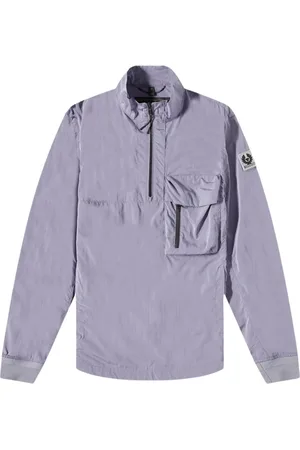 Belstaff Ramp Violet Light Purple Quarter Zip Windjacke