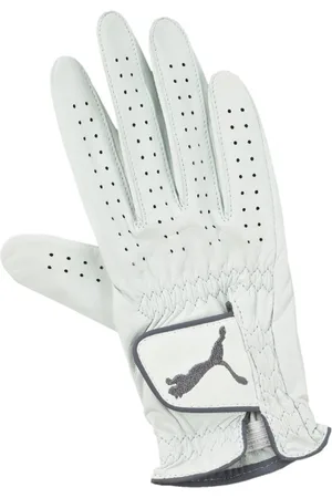 PUMA Pro Performance Right Hand Leder White Womens Golf Handschuh 041258 01