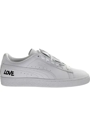 PUMA Basketabzeichen Hndwrttn White Womens Trainer