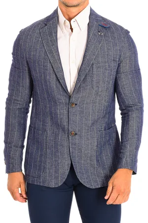 La Martina Langärmliger Blazer mit normaler Passform TMJ003-TL124, Herren